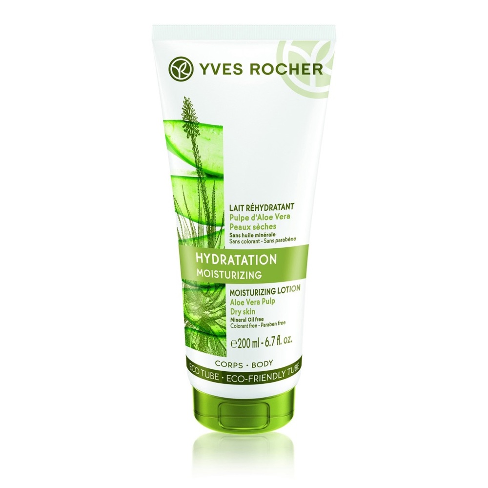 NEW Yves Rocher Moisturizing Lotion Aloe Vera - Dry Skin